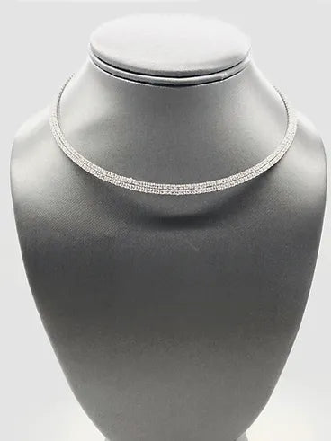 Glitzy Girl 8333 Double Row Choker