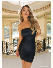 Load image into Gallery viewer, Jessica Angel JA DS110 Women&#39;s Strapless Satin Mini Dress
