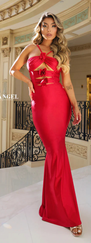 open lace back dress Jersey Fitted Keyhole Gown by Jessica Angel 842  ABC Fashion